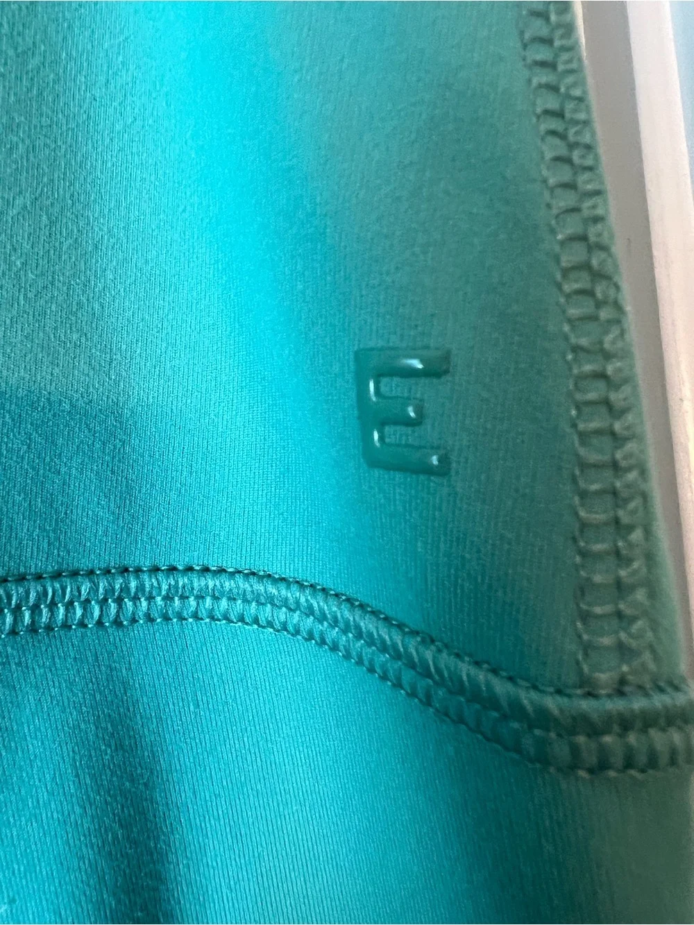Everlane Perform 24/7 Dark Mint Green High Rise Ankle Leggings EUC XL #2601